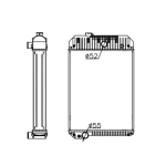 PERKINS RADIATOR IN SIZE OF 798*548*106