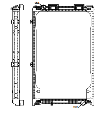 MAN RADIATOR OE 81061016424/81061016440 MAN RADIATOR OE 81061016424/81061016440